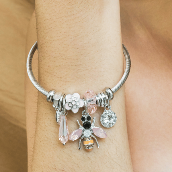 PULSERA INSPIRADA EN PANDORA DE ABEJA