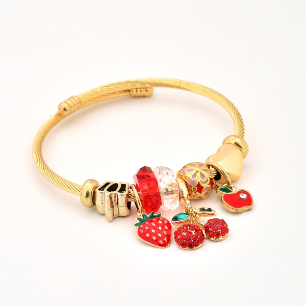 PULSERA DE PANDORA DE FRUTILLA