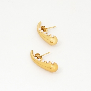 ARETES EN FORMA DE GOTA  FINA