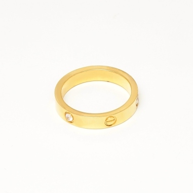 ANILLO DUPE DE CARTIER CON BRILLOS