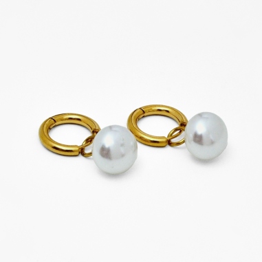 ARGOLLAS CON PERLA COLGANTE