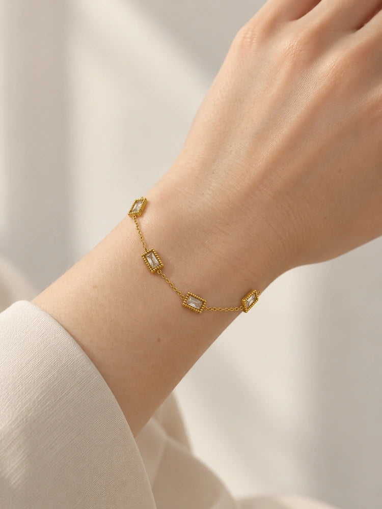 Pulsera Destellos Transparentes