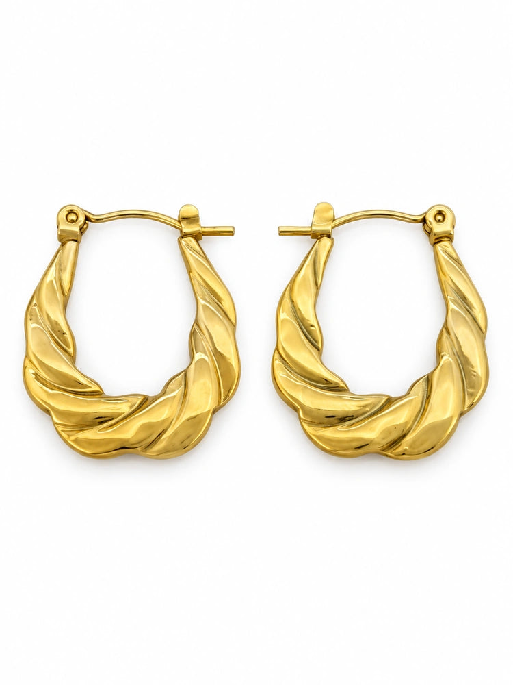 Argollas Nudo Dorado