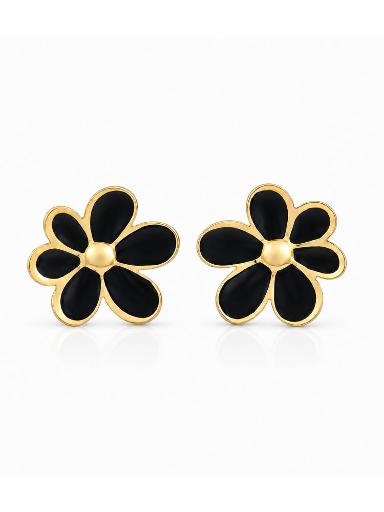 Aretes Margarita Negra