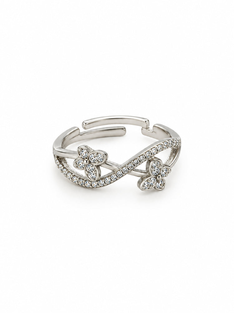 Anillo Infinito en Flor
