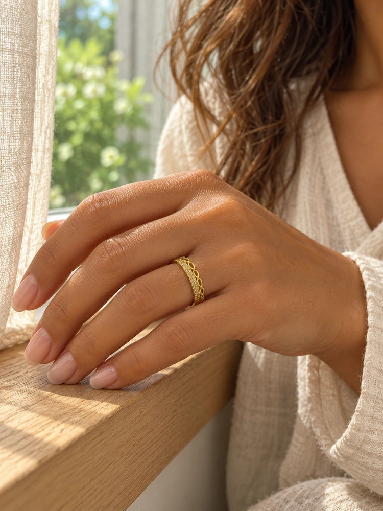 Anillo Cadena de Luz