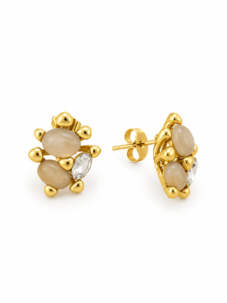 Aretes Jardín Nácar