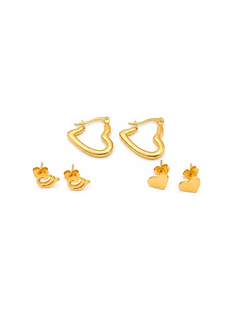 Set Corazón Dorado