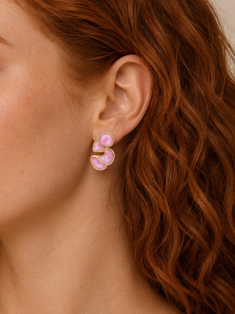 Aretes Aura Rosa