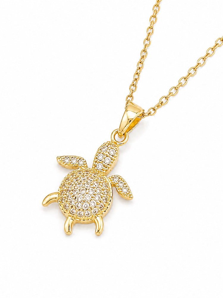 Cadena Tortuga Cristal