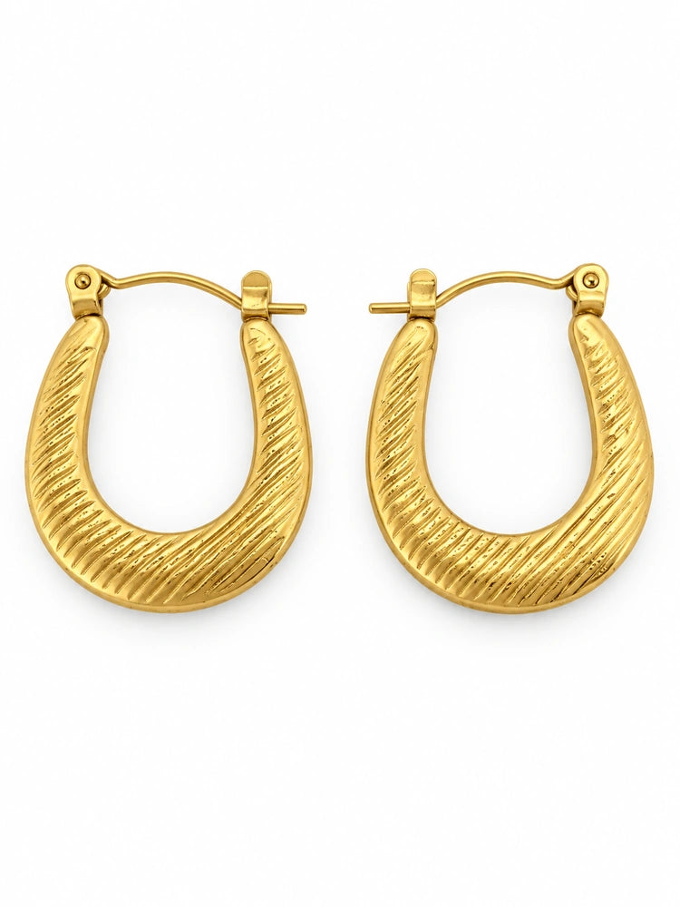 Argollas Gota Satinada
