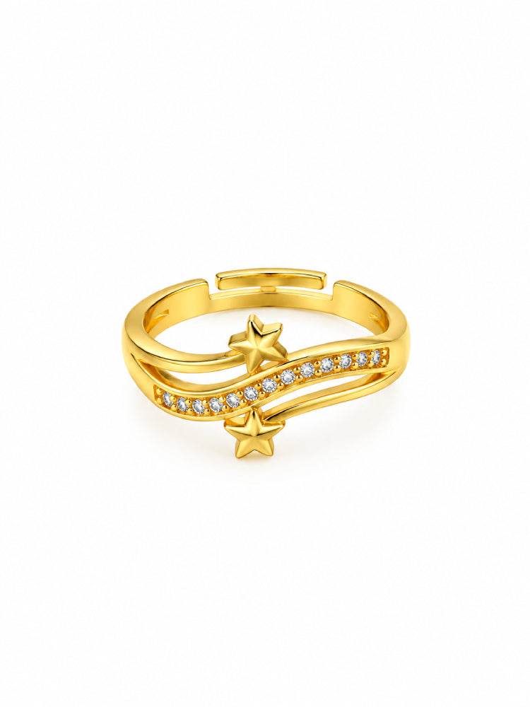 Anillo Estrellas Cruzadas