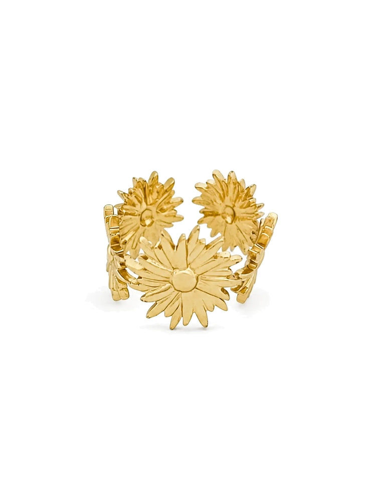 Anillo Ajustable Girasoles