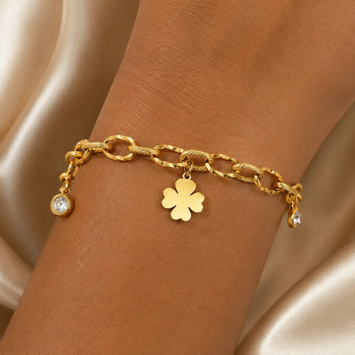 Pulsera Trébol de la Suerte