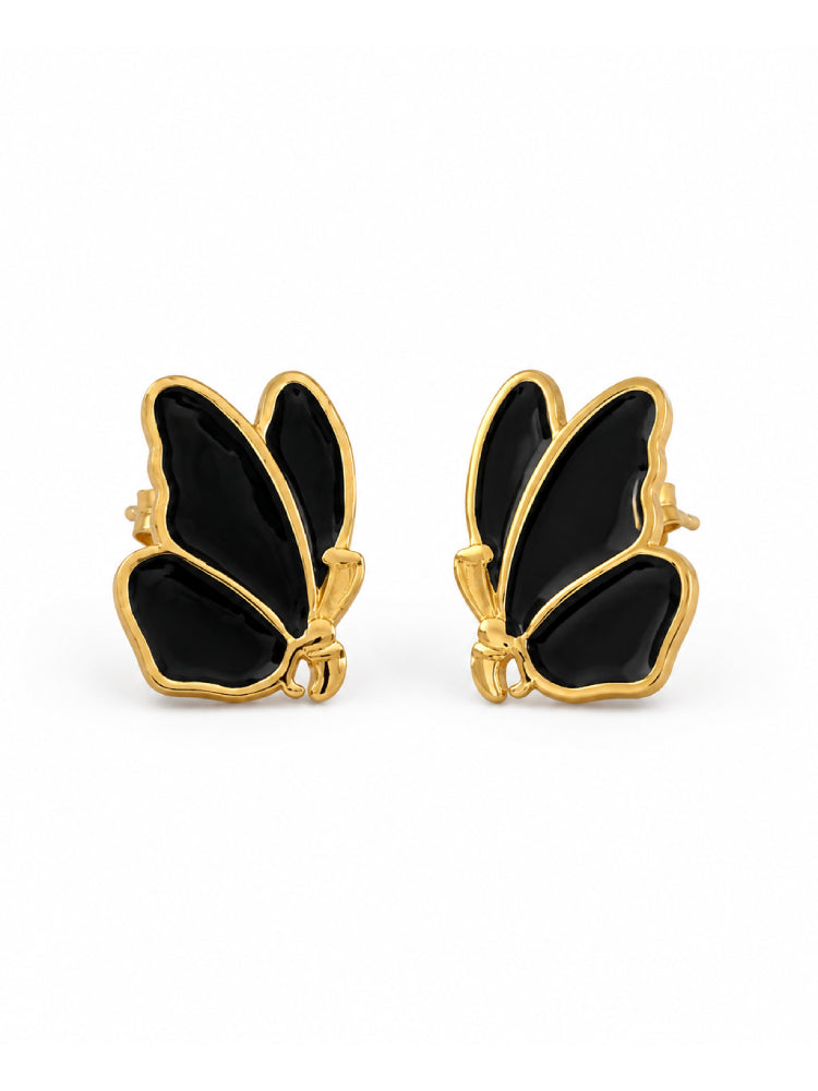 Aretes Mariposa Negra