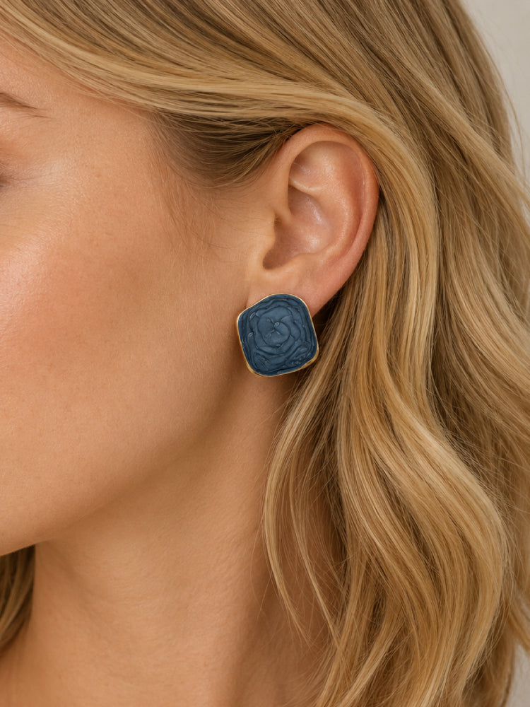 Aretes Ágata Azul