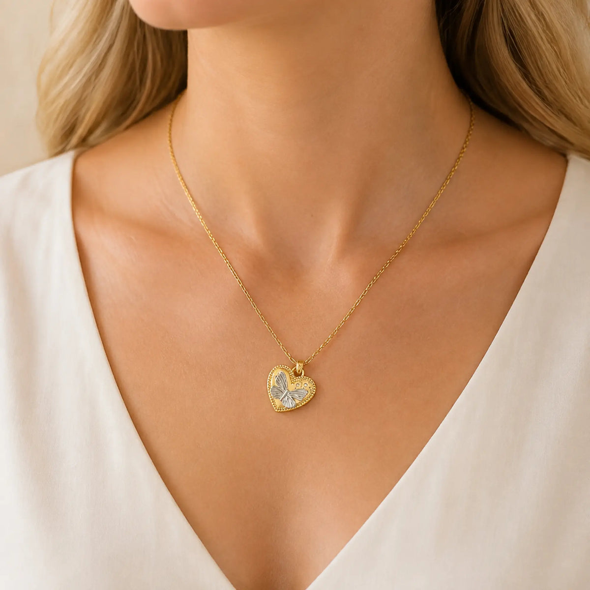 Collar Dije Dorado