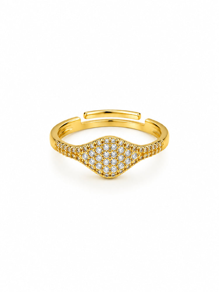 Anillo Rombo Dorado
