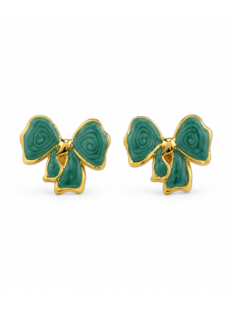 Aretes Lazo Verde