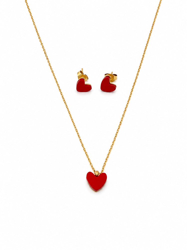 Juego Corazón Rojo