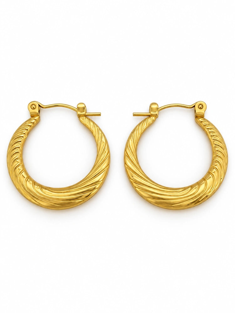 Argollas Ondas Doradas