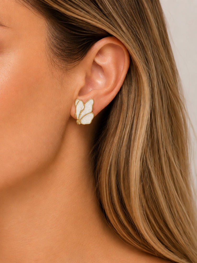 Aretes Mariposa Nácar