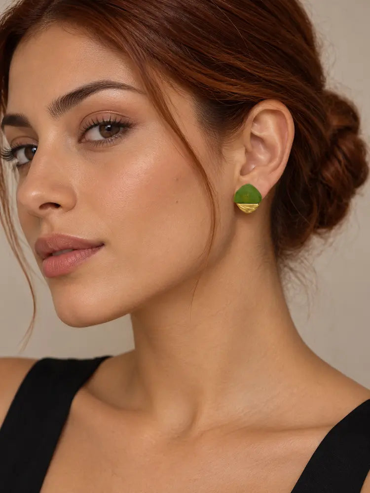 Aretes Verde Pastel