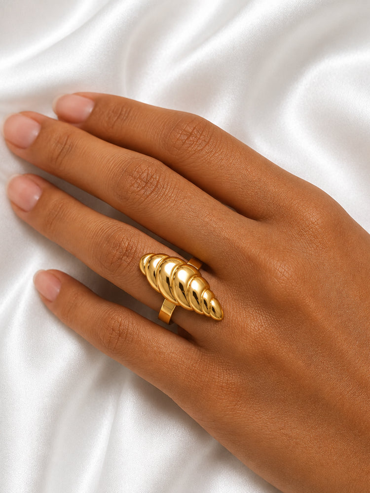Anillo Ajustable Escudo Marino
