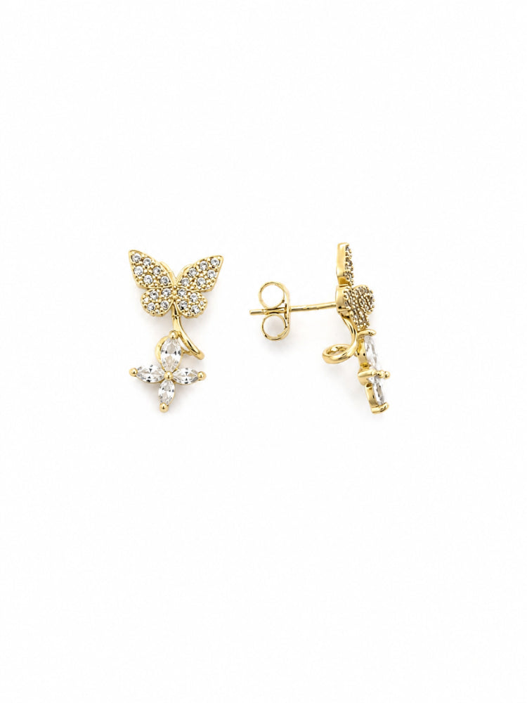 Aretes Mariposa Primavera