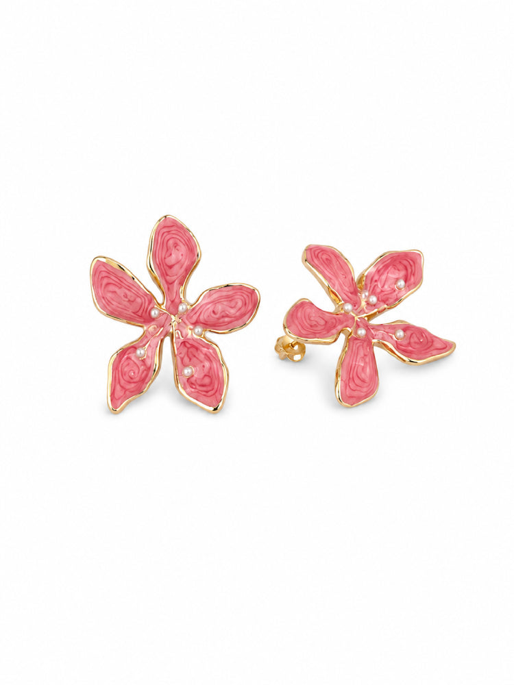 Aretes Mariposa Rosa