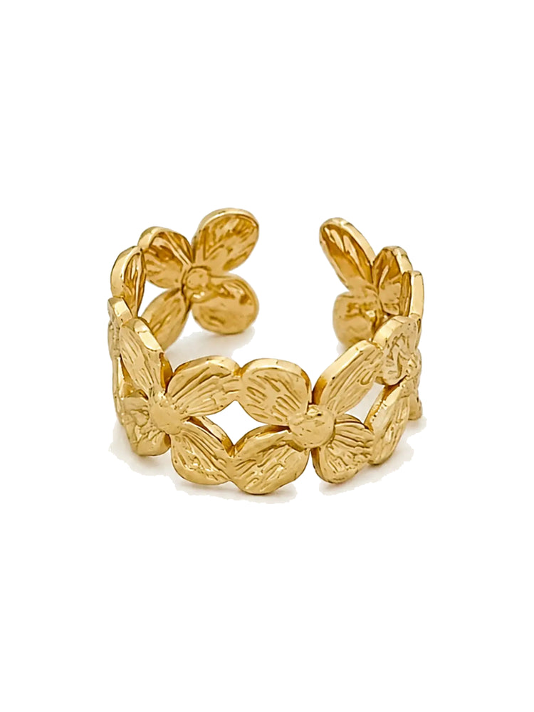 Anillo Ajustable Flores Silvestres