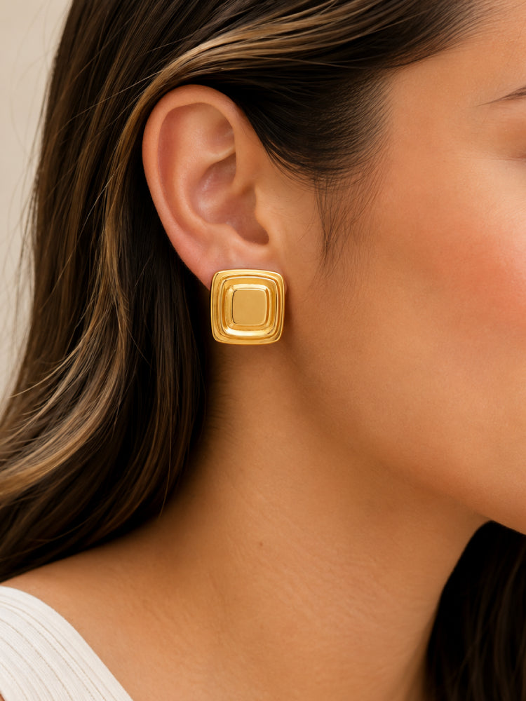 Aretes Cuadro Aura