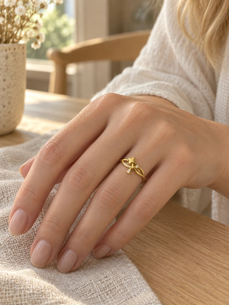 Anillo Mariposa Dorada