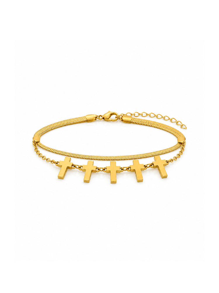 Pulsera Cinco Cruces
