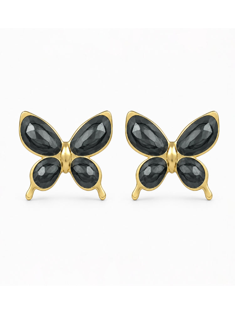 Aretes Mariposa Negra
