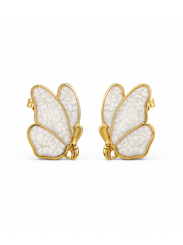 Aretes Mariposa Nácar