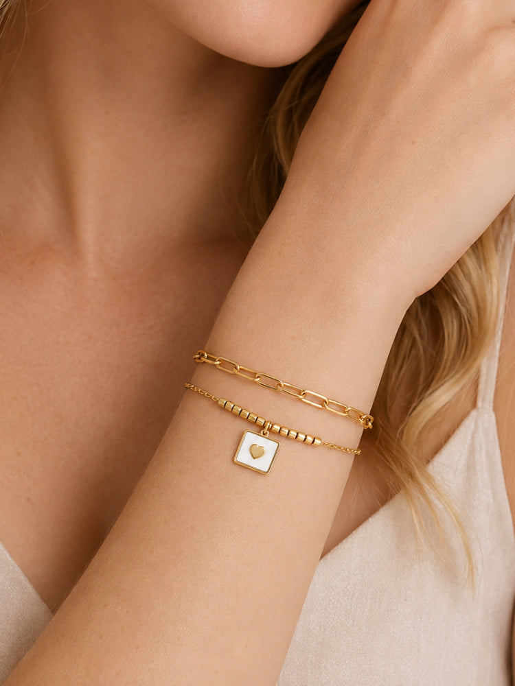Pulsera Corazón Minimalista