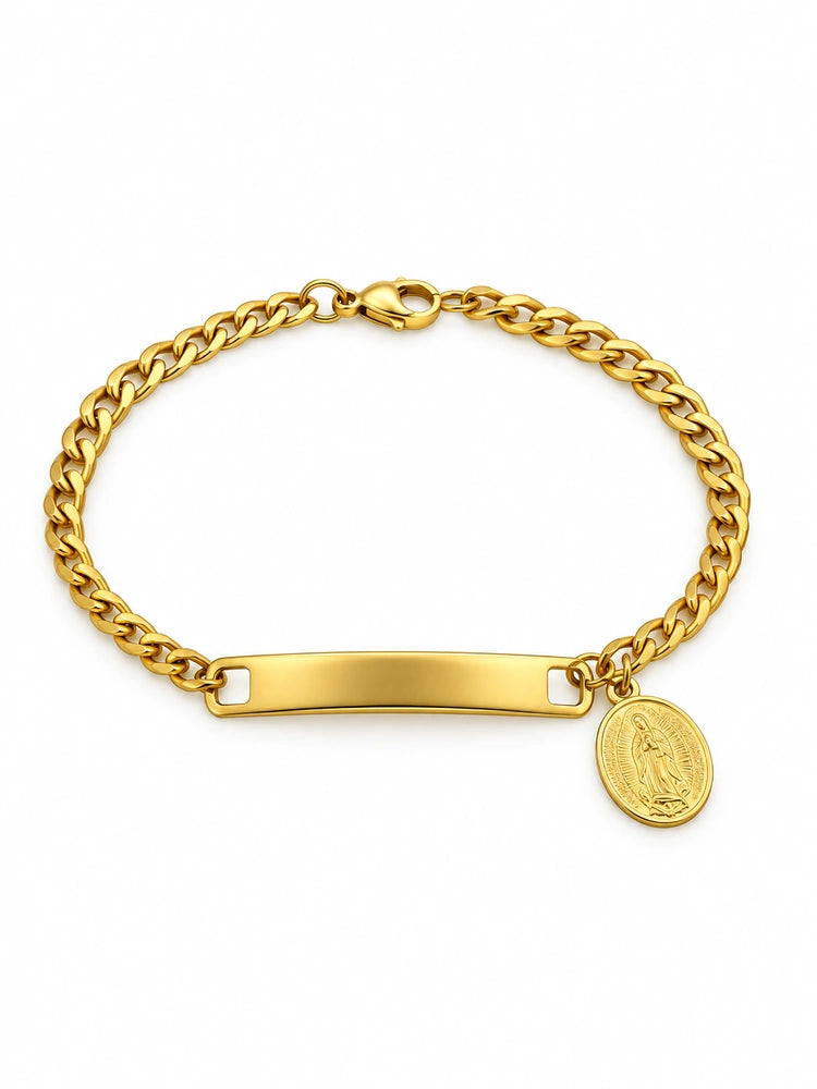 Pulsera Esclava con Medalla