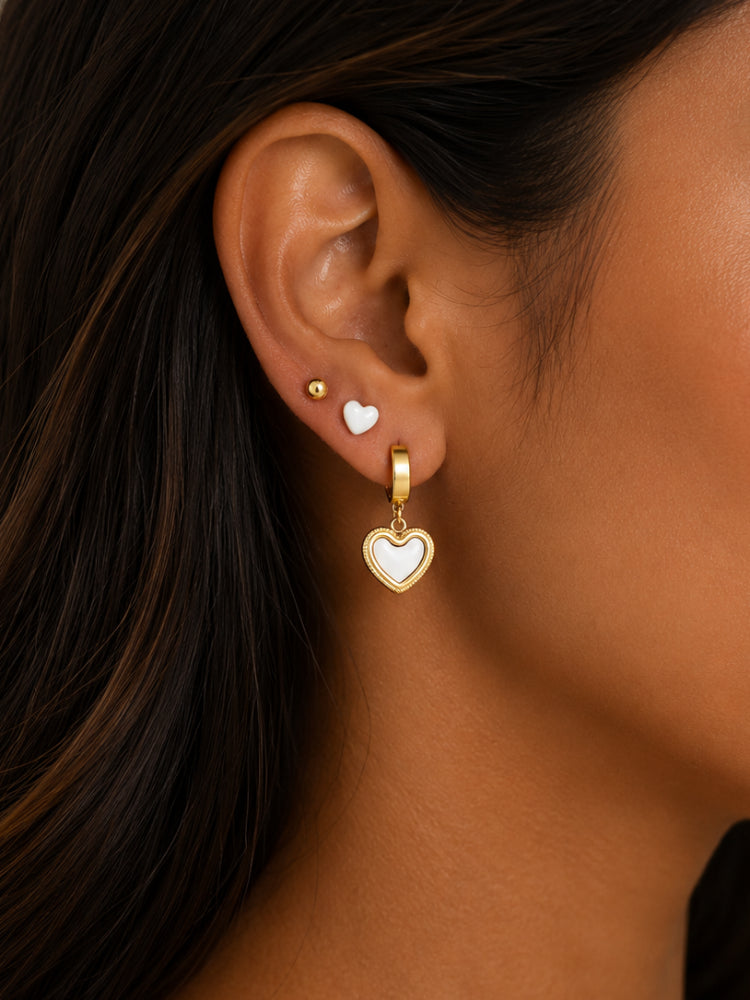 Set Corazón Blanco