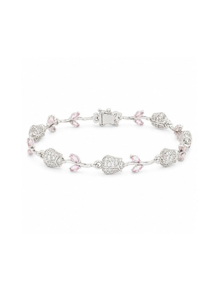 Pulsera Jardín Rosa