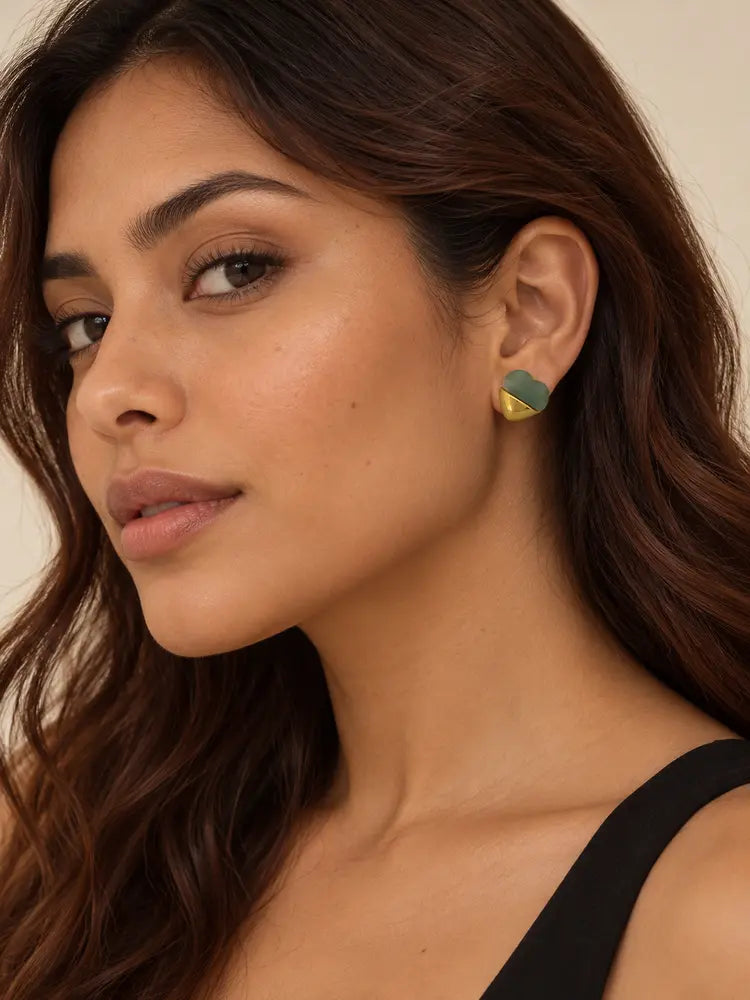 Aretes Jade Geométrico