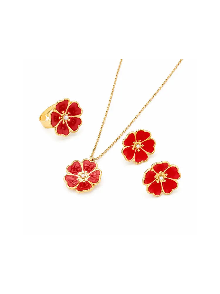 Juego Flor Coral