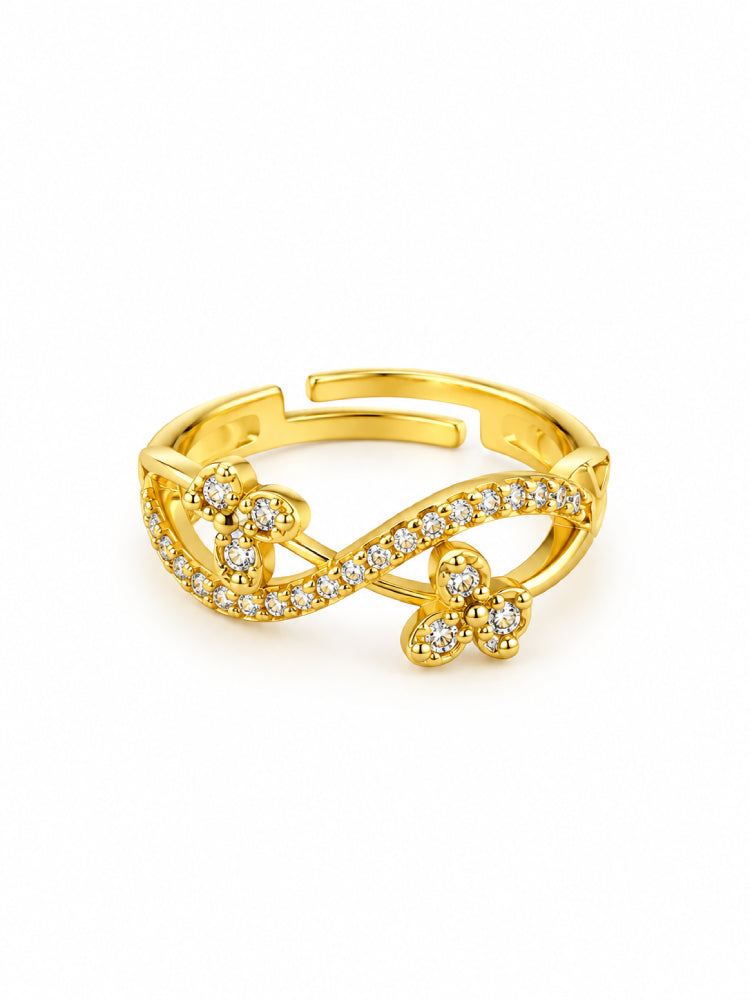 Anillo Infinito Floral