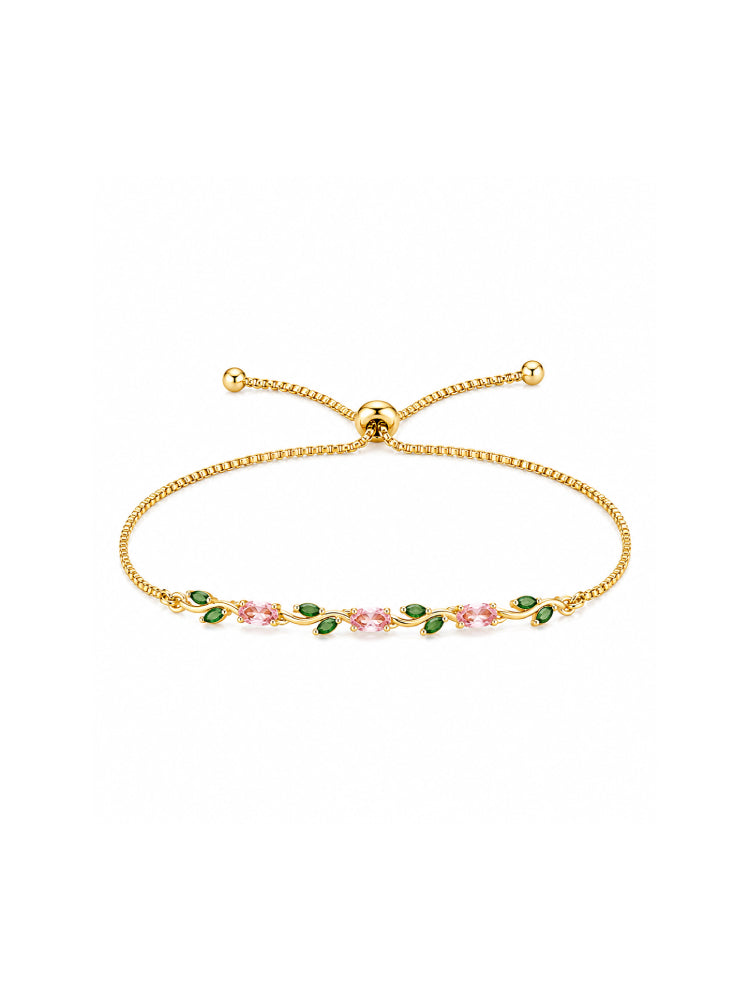 Pulsera Jardín Rosa