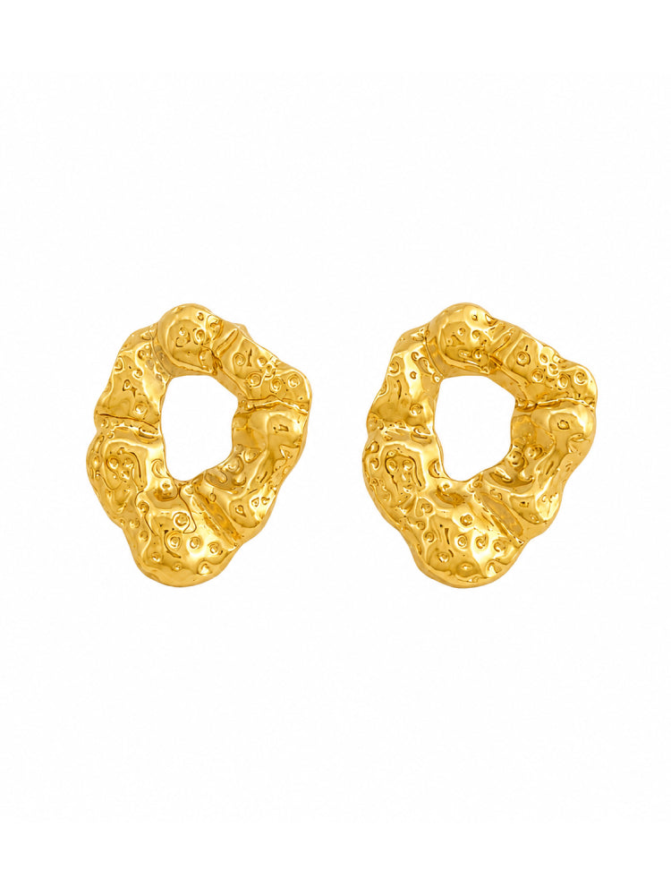 Aretes Aro Orgánico