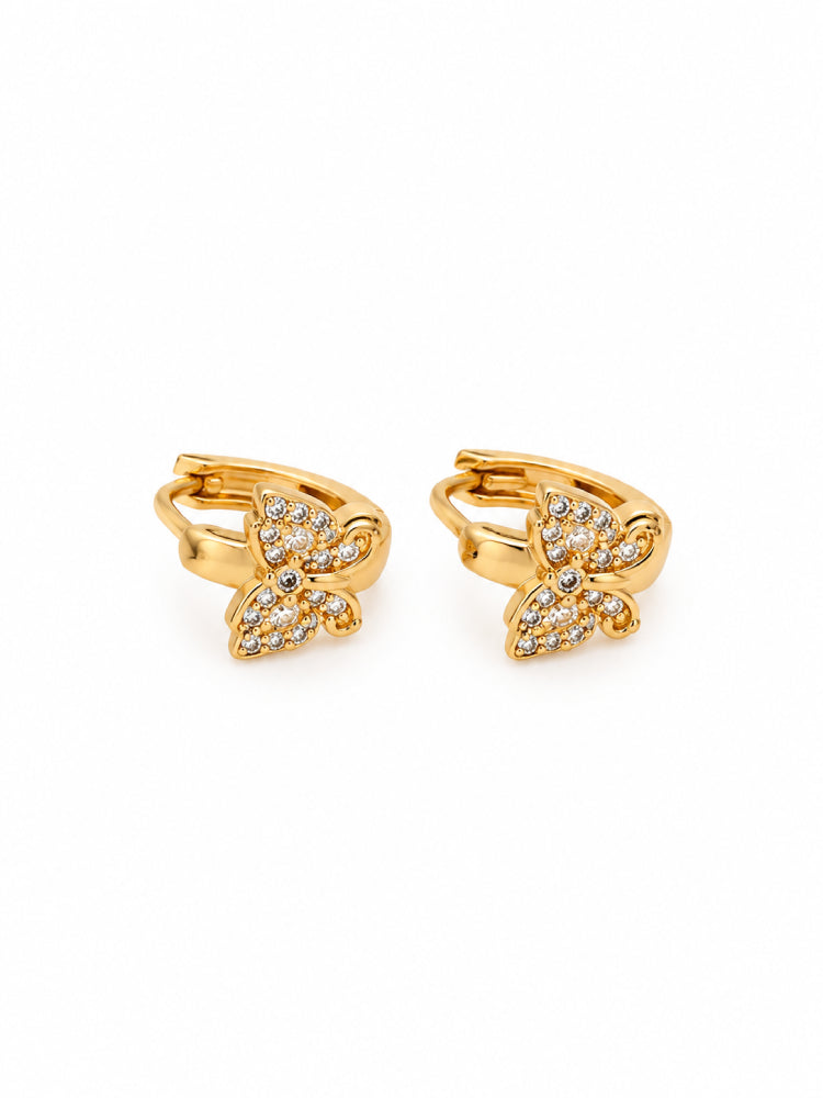 Aretes de mariposa