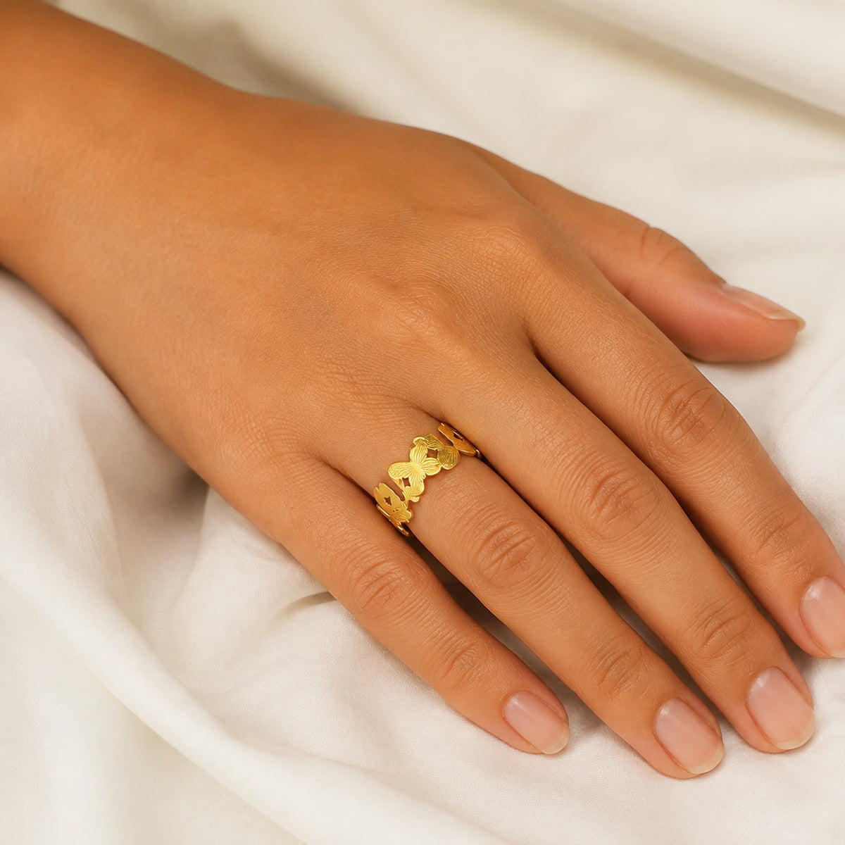 Anillo Ajustable Mariposas