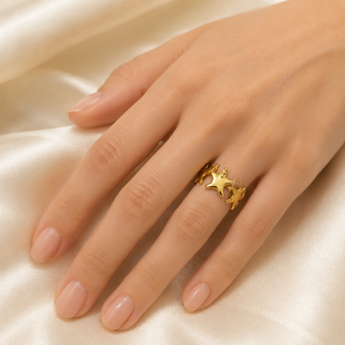 Anillo Ajustable Constelación de Estrellas