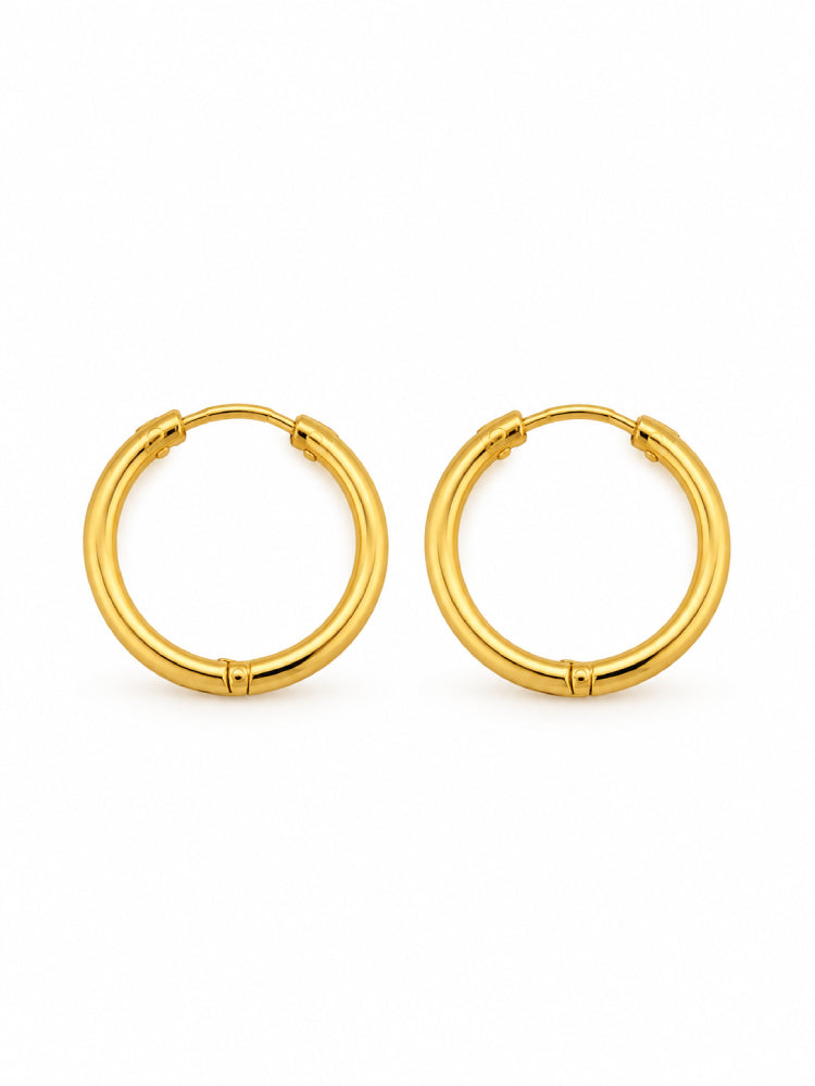 Argollas Esencial Dorada