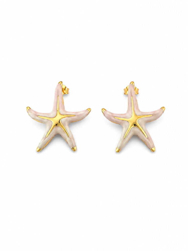 Aretes Estrella Perla